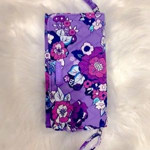 Enchanted Garden Vera Bradley crossbody wallet